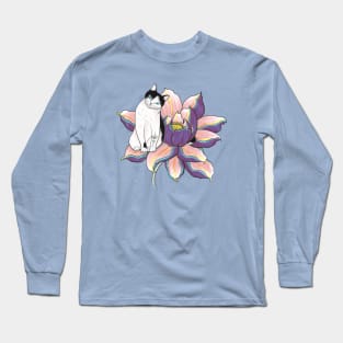 Lotus Cat Long Sleeve T-Shirt